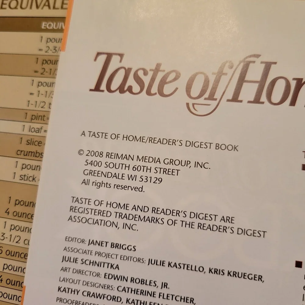 Taste Of Home brand taste